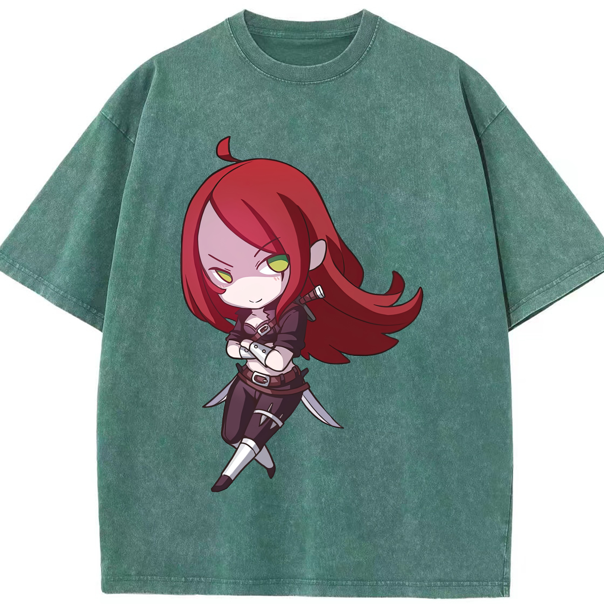 リーグ・オブ・レジェンド League of Legends LOL 綿100% ヴィンテージ風 半袖Tシャツ（フロントプリント）